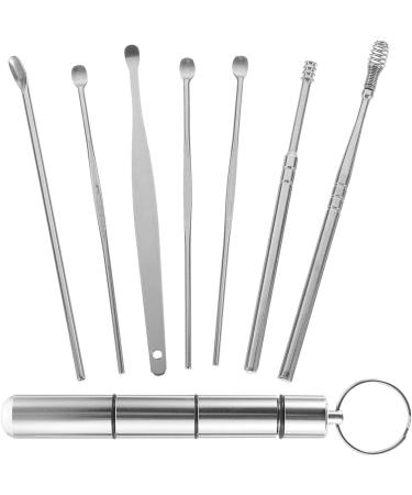 Stainless Steel Ear Wax Removal Tool Set - Ear Camera, Spoon, and Pick for Men and Women - Ear Cleansing and Wax Removal Kit - Buy Online on GoSupps.com