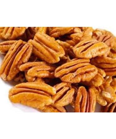 Farm Fresh Nuts Brand Whole Shelled Dry Roasted Georgia Pecans with Himalayan Salt - 1 lb. Pack - Vegan & Keto Friendly Southern Delight - Buy Online on GoSupps.com