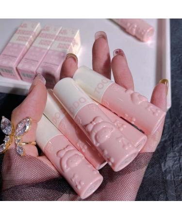  NEFLUM Relief Cerise gaufr e Lip Glaze Mirror Water Light Lip Gloss Not Fade Lip Tint Lasting Hydrateize Liquid Lipstick Cosmetics - Buy Online on GoSupps.com