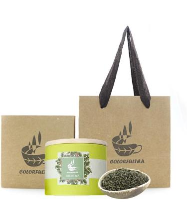 COLORFULTEA - 100g (3.5 oz) - Chinese Green Tea - Gold Medal Huiming Tea/Jinjiang Huiming Green Tea - 100% Natural Organic (Top Grade) - Buy Online on GoSupps.com