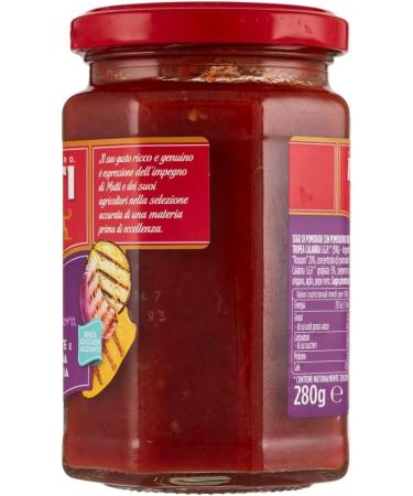  Italian Gourmet E.R. Mutti Sugo con Pomodoro Rossoro grilled vegetables and red onion sauce Tropea Calabria pgi 280g + Italian Gourmet Polpa 400g - Buy Online on GoSupps.com