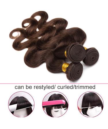 Buy SEGO Brazilian Human Hair Bundles Body Wave Weave - Virgin 100% Unprocessed Dark Brown Extensions (12 Bundle) - Fast International Shipping - Buy Online on GoSupps.com