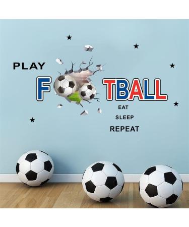ANHUIB Football Wall Stickers - Boys Bedroom Decor | Soccer Sport Decal for Kids Room | Classroom Wall Decoration and Accessories - Buy Online on GoSupps.com