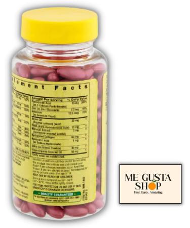 Spring Valley Hair Skin & Nails Biotin Collagen Gelatin Extra Strength 240ct (2 Pack) + Me Gustas Sticker - Buy Online on GoSupps.com