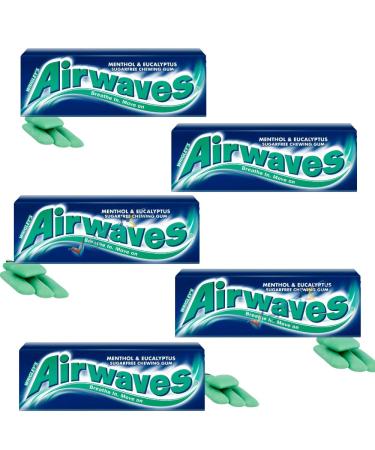 Wrigley s Airwaves Menthol Eukaliptus Lime & Ginger & Cool Cassis Chew gum -14g (Pack of 5 Menthol Eukaliptus) - Buy Online on GoSupps.com