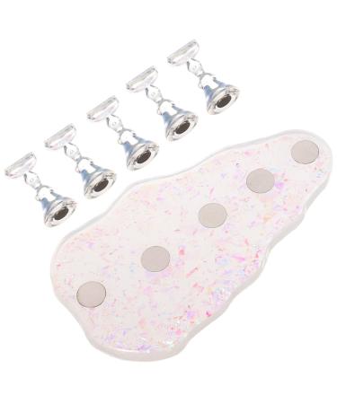 FRCOLOR 1 Set Magnetic Base Press on Nail Stand Nail Display Stand Nail Art Kits Magnetic Nail Holder Nail Holder for Painting Nails Magnetic Nail Stands Acrylic Japanese-style Accessories