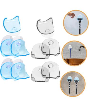 Frcolor 10 Pack Razor Hooks with Suction Cup - Wall Holder for Bathroom Shower | Men s Shaver & Brush Storage Solution - Buy Online on GoSupps.com