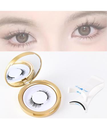 Lcerostma Magnetic Eyelashes Lcerostma Magnetic Lashes Magnetic Lashes Quick Safe Reusable Magnetic Eyelashes 3D Natural Look False Lashes False Eyelashes No Glue (B)