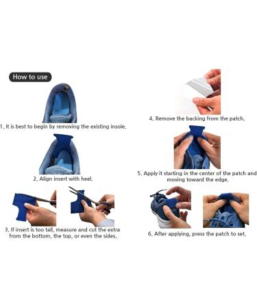 Black Shoe Heel Repair Patch Kit - Prevents and Fixes Lining Holes - Buy Online on GoSupps.com
