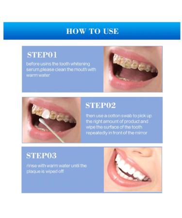 Teeth Whitening Serum Gel for Effective Stain Removal - Dental Care Essence - Buy Online on GoSupps.com