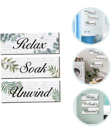 WHAMVOX 1 Set home listing vintage decor wall decor for bedroom Toilet Pendant seaside Spa door panel - Buy Online on GoSupps.com