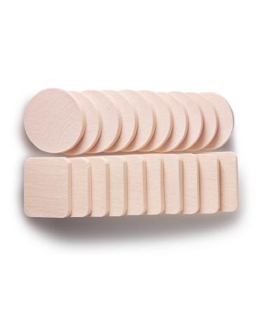 KOOBA 20 pcs Latex-Free Makeup Powder Sponges - Disposable Beauty Blender for Flawless Foundation - Ideal for Sensitive and All Skin Types - Buy Online on GoSupps.com