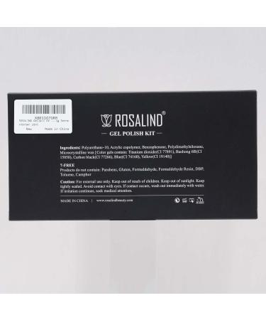 Rosalind Gellack UV Hybrid Nail Polish Set - 6 Semi-Permanent Shellac Colors | 15ml Gel Kit for Durable Summer Nails - Buy Online on GoSupps.com