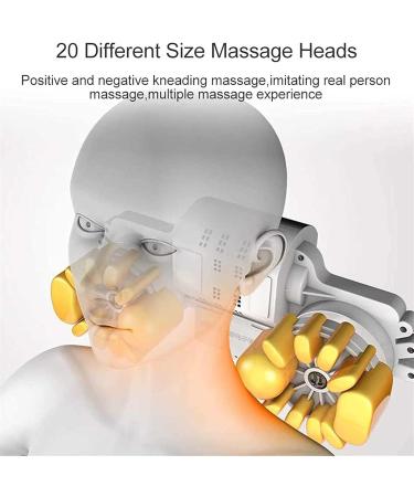 CRBudy Full Body Massage Mat with Heating - 10 Vibration Engines & 3 Heating Cushions for Neck Back Lumbar & Calf Relief - Home Use Relaxation & Foot Massage - Buy Online on GoSupps.com