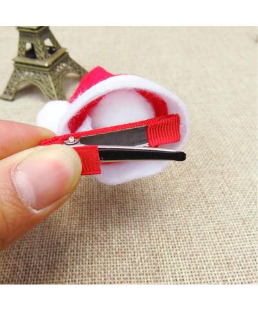 Lurrose Christmas Hat & Hair Clip - Festive Barrette Ornaments for Women | Perfect Christmas Party Accessories - Buy Online on GoSupps.com