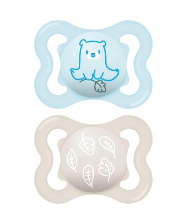 MAM Supreme Pacifier - 2 Pieces Silicone for 2-6 Months | International Shipping Available - Buy Online on GoSupps.com
