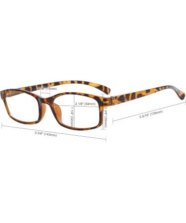 Eyekepper 5 Pairs Blue Light Blocking Reading Glasses +2.75 for Men & Women - Comfort Computer Glasses - Buy Online on GoSupps.com