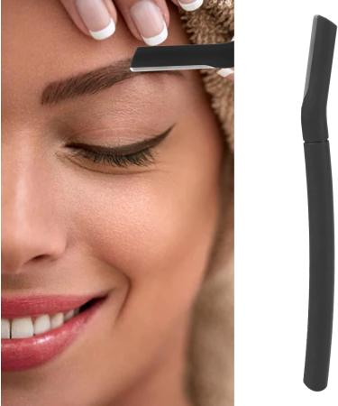 Metal Eye Brewing Trimmer - Stainless Steel Manual Eyebrow & Facial Hair Remover | Unisex Multi-Purpose Tool with 6 One-Way Blades - Buy Online on GoSupps.com