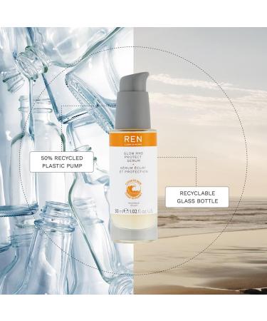 Buy REN Glow And Protect Serum 30 ML - Best International Shipping Radiant Skin Solution - Buy Online on GoSupps.com