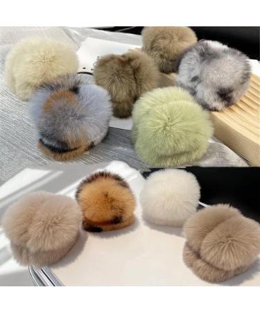 Hair Pins For Women Hair Claw Clips Barrettes Plush Hair Catch Barrette Jaw Clamp Half Bun Hairpins Hairgrip Headwear (Color : C) - Buy Online on GoSupps.com