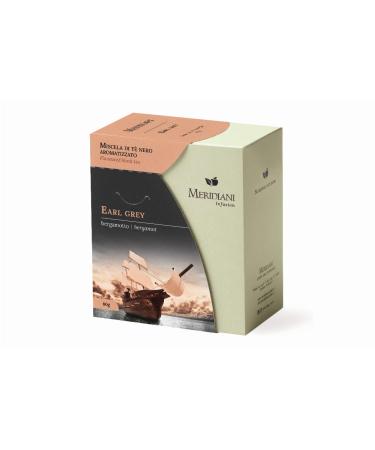 MERIDIANI Meridiani | Earl Grey Black Tea | Loose Leaf Black Tea & Bergamot | Earl Grey Tea Leaves - 80g | Mild and Balanced Earl Grey