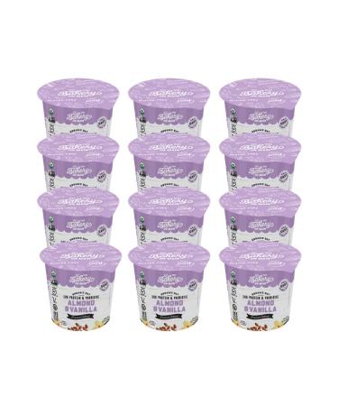 Bakery On Main, USDA Organic, Gluten-Free, Vegan & Non GMO, Probiotic, 10g Protein Added, Oatmeal Cup - Almond & Vanilla, 1.9oz (Pack of 12)