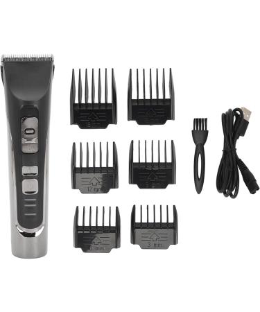 Rechargeable Hair Clipper Efficient Professional Hair Clipper Fast Charging Powerful Motor Long Lasting Battery High Precision with Indicator Light for Home (Black) - Buy Online on GoSupps.com