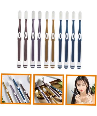 Partykindom 10-Pack Travel Toothbrush Cleaning Tools | Essential Oral Care Accessories for Adults | Handy Toothbrush Tools for Home Use - Buy Online on GoSupps.com