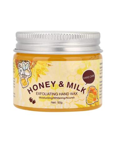 50g Hand Moisturizing Mask Milk Honey Exfoliating Moisturizing Lightening Hand Care Mask for Dry Cracked Hands Repair of Rough Kkin for Women and Men - Buy Online on GoSupps.com