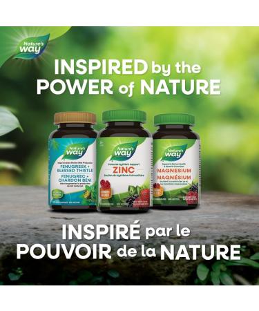 Nature's Way Zinc Gummies - Immune System Support Mineral Supplement Maintain Healthy Bones Hair Skin and Nails - Vegetarian Gummies for Kids 4+ and Adults - Mixed Berry Flavour 60 Gummies - Buy Online on GoSupps.com