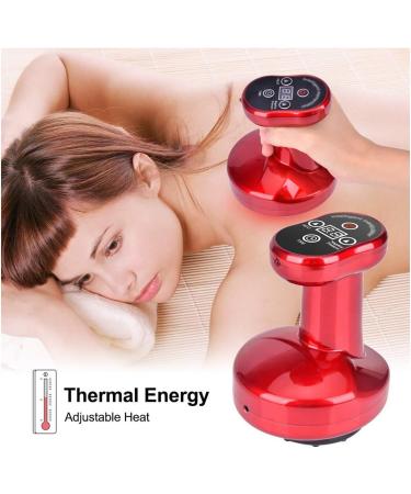 Electrical Cupping Set - 3 Massage Heads Adjustable Suction & 9-Stage Temperature Control for Full-Body Relaxation & Muscle-Skin Lift - International Shipping Available - Buy Online on GoSupps.com
