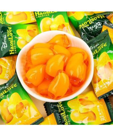 Mango Soft Candy Peelable Mango Gummies Peeling Sweets Candy Instant Office Gummy Candy Fruit Juice Fudge Casual Healthy Desserts Wedding Candies Delicious Chinese Fruit Snacks Gift (500g) - Buy Online on GoSupps.com