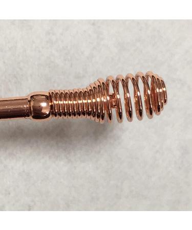 2 pcs Stainless Steel Spiral Earwax Removal Tool Set - Rose Gold | Ear Cleaning Kit for Gentle & Efficient Ear Wax Removal - Buy Online on GoSupps.com