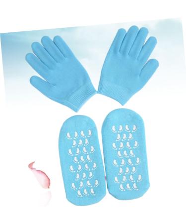 Ladies Gloves Spa Gel Gloves Lotion Gloves Skin Care Plant Essential Oils Moisturising Socks Cotton Gauze Plant Essential Oils Spa Socks Moisturizing Gloves Spa Gel Socks Cosmetic - Buy Online on GoSupps.com