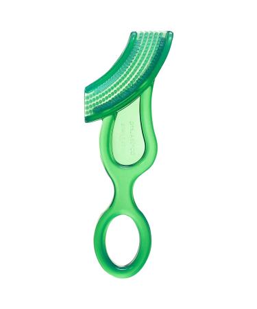 Baby's 1st Toothbrush with Case - Silicone Toddler Toothbrush | Infant Oral Care Essentials - Green - Buy Online on GoSupps.com