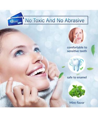 Teeth Whitening Strips - Bright White Stripes for Fast & Effective Tooth Bleaching - Mint Flavor for Stunning White Teeth - Buy Online on GoSupps.com