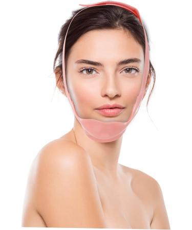 Ipetboom Silicone Beauty Women Bandages Broom Stick Witch Sign Facial Slimming Strap Lift V-line Belt V Thin Silica Gel Pink Line Ribbon Shaping Small Powder - Buy Online on GoSupps.com