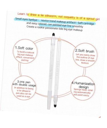 FOMIYES Eye Shadow Pen Makeup Shadow Pearly Pen Double Eye Lustre Head Lying Silkworm Lying Silkworm Pen - Buy Online on GoSupps.com