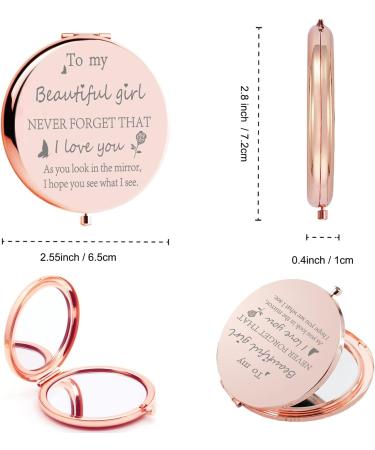 Mini Silver Compact Mirror: Perfect Girl's Birthday Gift - Makeup Purse Mirror - Buy Online on GoSupps.com