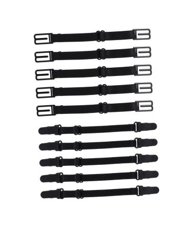 Minkissy 30 STK anti-strangulation mask Cording Elastic Elastic Cord Mask Strap Holder Mask Strap Buckle Anti-slip band adjustable Face mask extend polyester (stretchy)