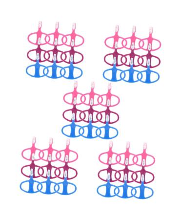 Healvian 45 pth false toothbrush toothbrushes for children prosthesis teeth toothbrush with soft bristle travel toothbrush prosthesis brush portable children's toothbrush toothbrush for toddlers 1 piece (1 pack) Different colors x 5 pieces