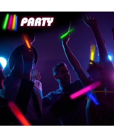 HAKDAY 12PCS Ultra Bright Glow Sticks Bulk - 6 Inch Emergency Lightsticks for Hiking, Camping & Survival | 12 Hour Duration - Neon Glow Sticks for Party & Blackouts - Buy Online on GoSupps.com