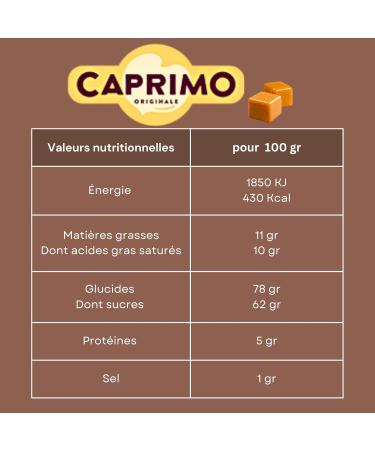 CAPRIMO | Gourmet Trio | Vanilla Hazelnut Caramel flavored cappuccinos | 3x1kg sachet of 1 kg of Instant Drink in soluble powder to vary the pleasures at breakfast and snack time - Buy Online on GoSupps.com