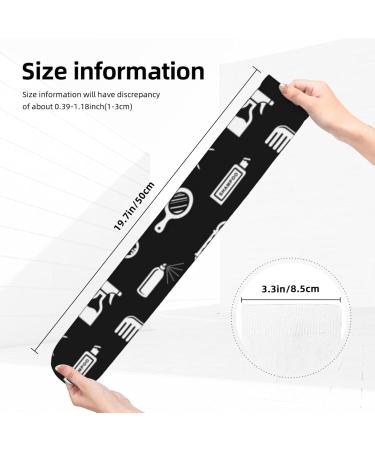 Hairdresser Pattern Compression Socks for Men & Women | 15-20 mmHg Support for Running & Cycling - Buy Online on GoSupps.com