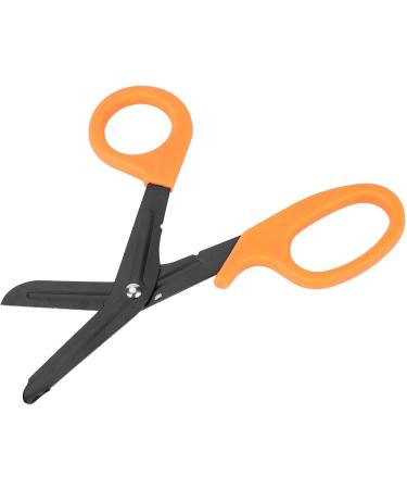 Buy First Aid Scissors for Nurses | Stainless Steel Trauma & Emergency Scissors - Orange - Buy Online on GoSupps.com