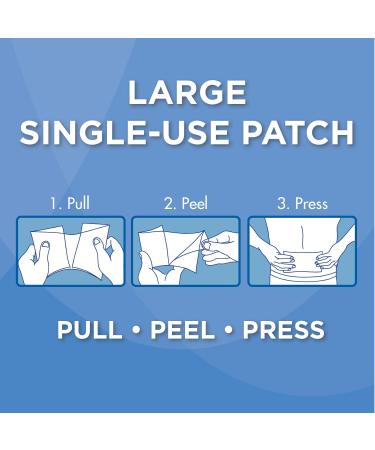 HealthWise Cold Hot Medicated Menthol XL Patch | 5% Menthol | Back and Large Areas | 5.51 x 9.84 | 6-Count | Paraben-Free | Soothes Minor Aches and Pains | Super-Size Relief - Buy Online on GoSupps.com