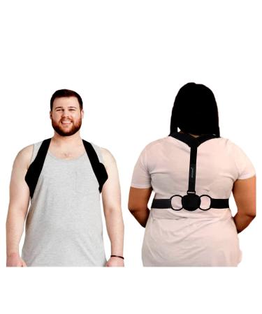 AireSupport Posture Corrector for Men and Women - Back Brace for Posture - Adjustable Back Straightener Posture Corrector for Upper Back Pain and Better Posture - Fits Large, XL and 2XL Sizes 1 Count (Pack of 1)