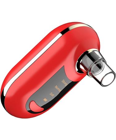UPQRSG Blackhead Remover Pore Vacuum Mini Handheld Blackhead Remover Suctioner 3 Modes USB Rechargeable Electric Pore Extractor with 5 Suction Heads Facial Pore Cleaner for Women or Men(Red) - Buy Online on GoSupps.com
