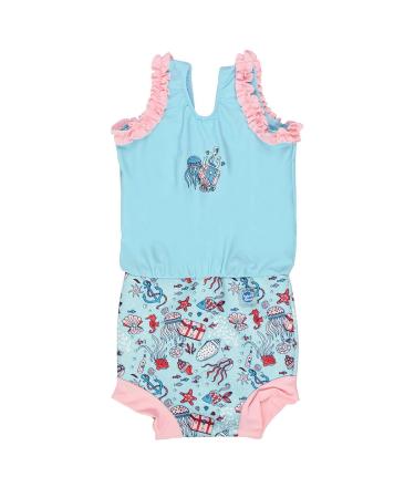 Splash About Happy Nappy Costume with Reusable Swim Nappy Hidden Treasure 3-8 Months