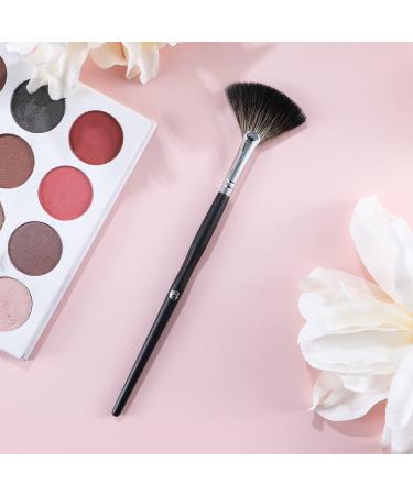 ENERGY Professional Fan Blush Brush for Powder Cream Contours - Natural Hair Soft Fluffy Makeup Brush M404 - Buy Online on GoSupps.com